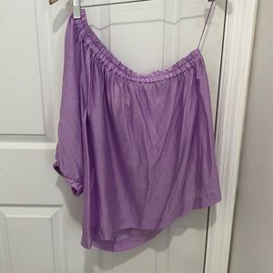 Maeve one sleeve lilac top